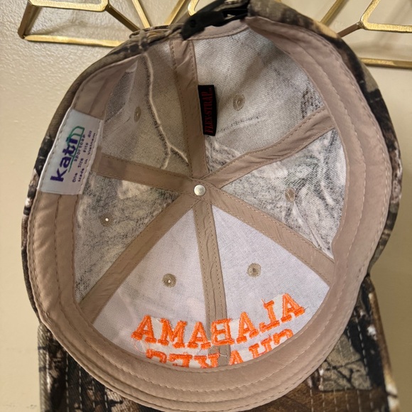 Alabama Shakes Camo & Orange Baseball Cap Dad Hat - Picture 4 of 6